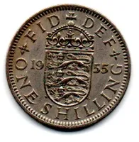 Reino Unido - 1955 - 1 Shilling