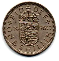 Reino Unido - 1956 - 1 Shilling