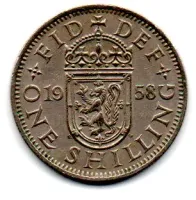 Reino Unido - 1958 - 1 Shilling - Sob