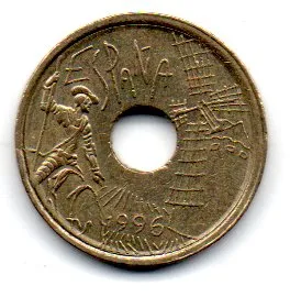 Espanha - 1996 - 20 Pesetas - Comemorativa - Castilla - La Mancha Imagem