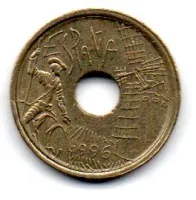 Espanha - 1996 - 20 Pesetas - Comemorativa - Castilla - La Mancha