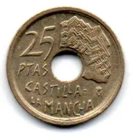 Espanha - 1996 - 20 Pesetas - Comemorativa - Castilla - La Mancha - Foto 2
