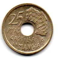 Espanha - 1996 - 20 Pesetas - Comemorativa - Castilla - La Mancha - Foto 2
