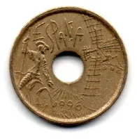 Espanha - 1996 - 20 Pesetas - Comemorativa - Castilla - La Mancha - MBC