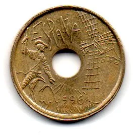 Espanha - 1996 - 20 Pesetas - Comemorativa - Castilla - La Mancha Imagem