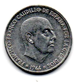 Espanha - 1966 - 50 Céntimos Imagem