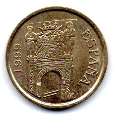Espanha - 1996 - 5 Pesetas - Comemorativa - Murcia - Sob Imagem