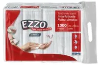 Interfolha Ezzo Clássico 21x19cm – Pacote com 1000 Folhas | Macia e Econômica | Para Dispenser
