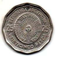 Argentina - 1964 - 25 Pesos - Foto 2