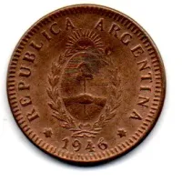 Argentina - 1946 - 2 Centavos