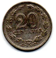 Argentina - 1930 - 20 Centavos - Foto 2