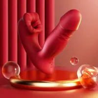 VIBRADOR VAI E VEM COM BOCA ESTIMULADORA POR APLICATIVO MLPP3410 - Foto 5