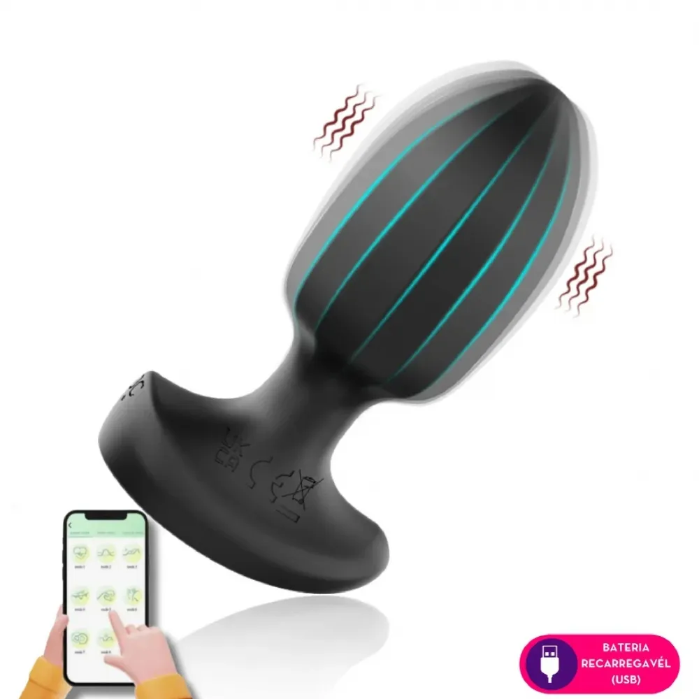 PLUG ANAL POR APLICATIVO EM SILICONE MLPP6085 Imagem
