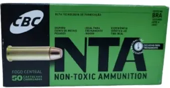 MUNIÇÃO CAL. 38 CBC NTA SPL 158gr C/50