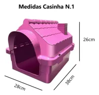 Casinha  Plástica Desmontável  N1 