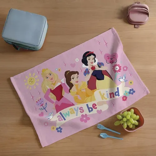 Kit 02 Toalhas Para Lancheira 45x65cm Princesas Dohler