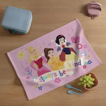 Kit 02 Toalhas Para Lancheira 45x65cm Princesas Dohler