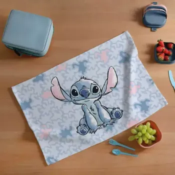  Kit 02 Toalhas Para Lancheira 45x65cm  STITCH