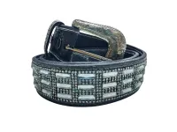Ref: GH03 - Cinto Country Feminino de Strass Golden Horse - Cor Preto