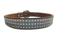 Ref: GH02 - Cinto Country Feminino de Strass Golden Horse - Cor Havana - Foto 3