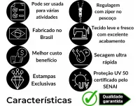 Camisa Térmica Savage Com Proteção Solar Uv50+ - Foto 5