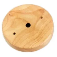  Canoplas  de Madeira com  furos Para Luminárias Variadas