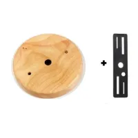  Canoplas  de Madeira com  furos Para Luminárias Variadas - Foto 2