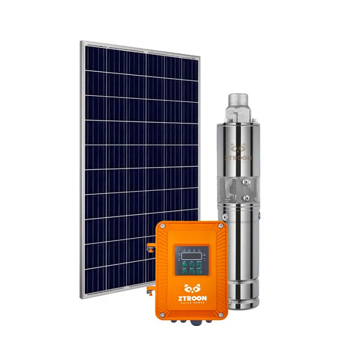 Kit Bomba Solar Helicoidal ZTROON 3ZTS1.2-77-24-210W - até 77m ou 1500 litros/hora (23760) Imagem