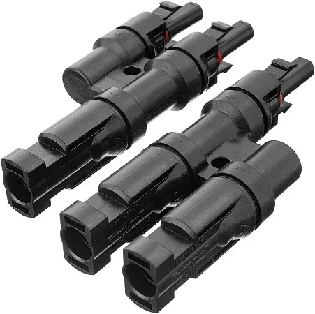 Kit 50 Conector Mc4 Y Painel Solar Paralelo Par Macho+femea