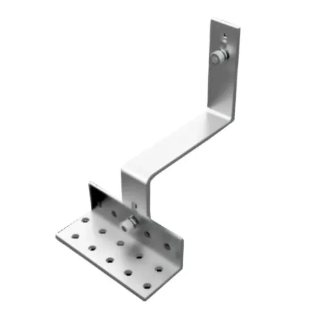 Kit 50 Peças  Fixador Linha C Placa Painel Solar Alumínio e Inox Para Telha Cerâmica e Cimento  Imagem