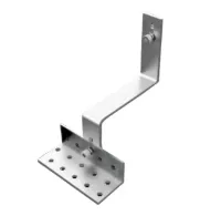 Kit 50 Peças  Fixador Linha C Placa Painel Solar Alumínio e Inox Para Telha Cerâmica e Cimento 