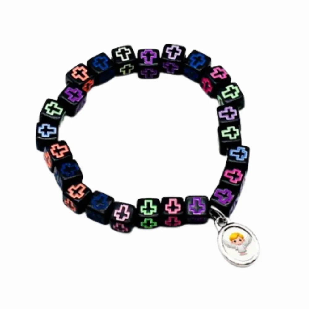 Pulseira Infantil Anjo da Guarda Neutro Imagem