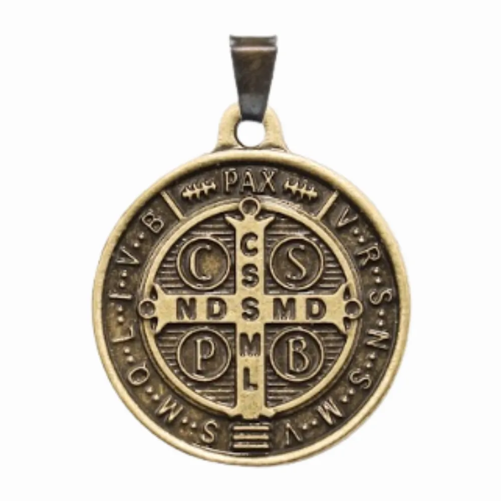 Medalha São Bento Ouro Velho Imagem