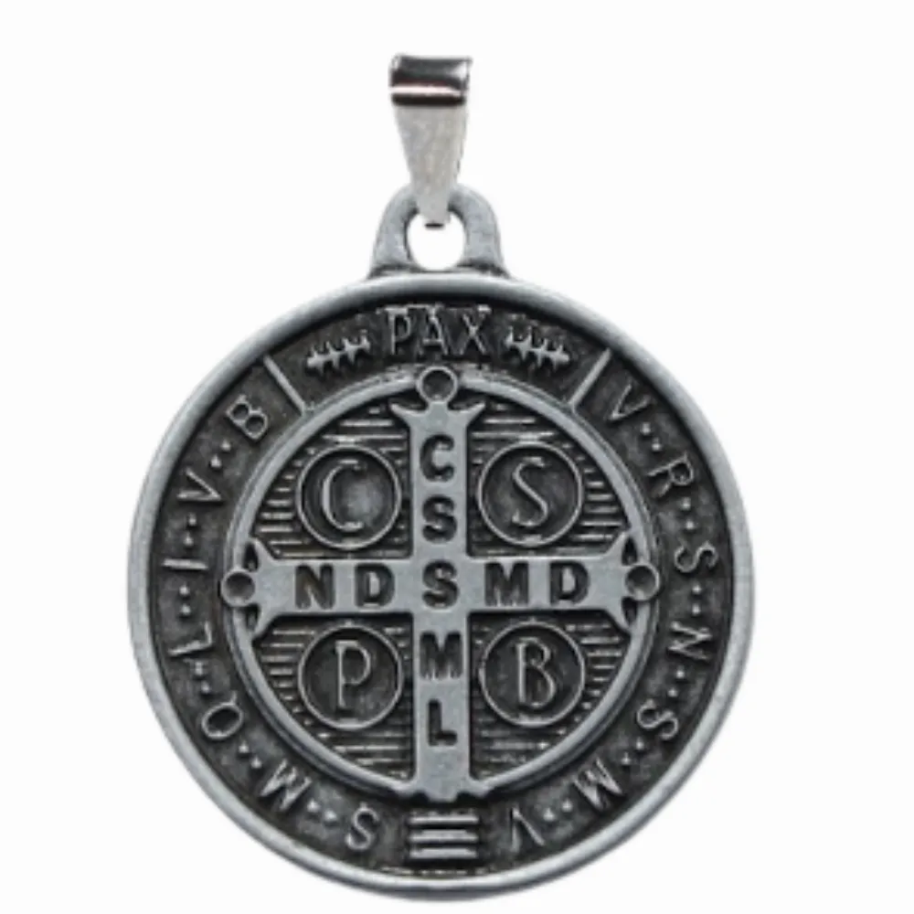 Medalha São Bento Prata Velha