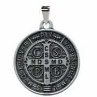 Medalha São Bento Prata Velha