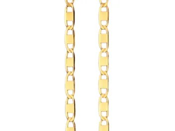  MJA-18070-60- Cordão Malha Piastrine, Em Ouro Amarelo 18K - Foto 2