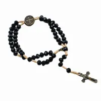 Terço de Pulso com Medalha de São Bento