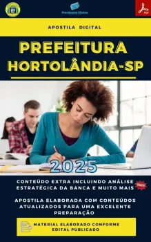 Apostila Hortolândia Auditor Fiscal Tributário 2025