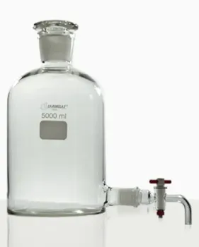 FRASCO MARIOTTE COM TORNEIRA DE PTFE 5000ML