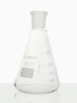 FRASCO ERLENMEYER COM JUNTA ESMERILHADA 250ML