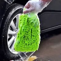 Luva de Microfibra Multiuso Luva De Microfibra Para Limpeza E Lavagem Automotiva - Foto 3