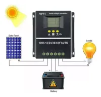 Controlador De Carga Solar 40a Mppt, Controlador Mppt 1pc. - Foto 2