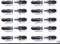 kit com 30 unidades de Conector Plug Mc4 Painel Placa Cabo Solar Macho Fêmea  - Foto 2