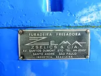 Furadeira Fresadora Zema – Cone Morse 3 – Máquina Industrial Usada - Foto 6