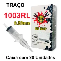 Cartucho BIG WASP MATTE - TRAÇO 1003RL 0.30mm CAIXA 20 UNIDADES