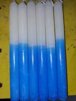 VELAS PALITO BICOLORES 500GRS  PCTS COM 15 UNIDADES  - Foto 3