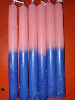 VELAS PALITO BICOLORES 500GRS  PCTS COM 15 UNIDADES  - Foto 6