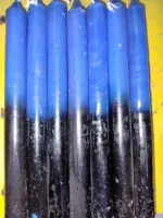 VELAS PALITO BICOLORES 500GRS  PCTS COM 15 UNIDADES  - Foto 9