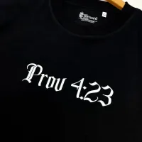 Oversized Preta Full Guarda Teu Coração Prov 4:23 - Foto 4