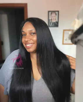 400 g Lace humana 13x6 70/75 cm Elvira    Lace HUMANA  ultra HD natural   - Foto 2